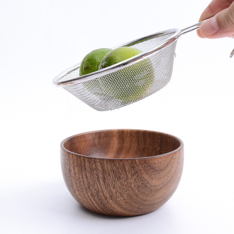 oakliving厨房不锈钢沥水屡家用洗水果沥水篮洗菜过滤淘米实木碗,餐饮具,洗菜盆/沥水篮/漏水筛,淘宝优惠券,粉丝福利购,淘宝优惠卷