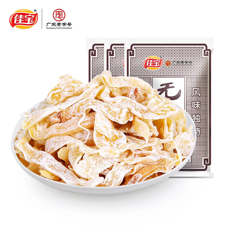 佳宝35g无花果丝x3袋 无花果干果木瓜丝8090后怀旧童年小零食