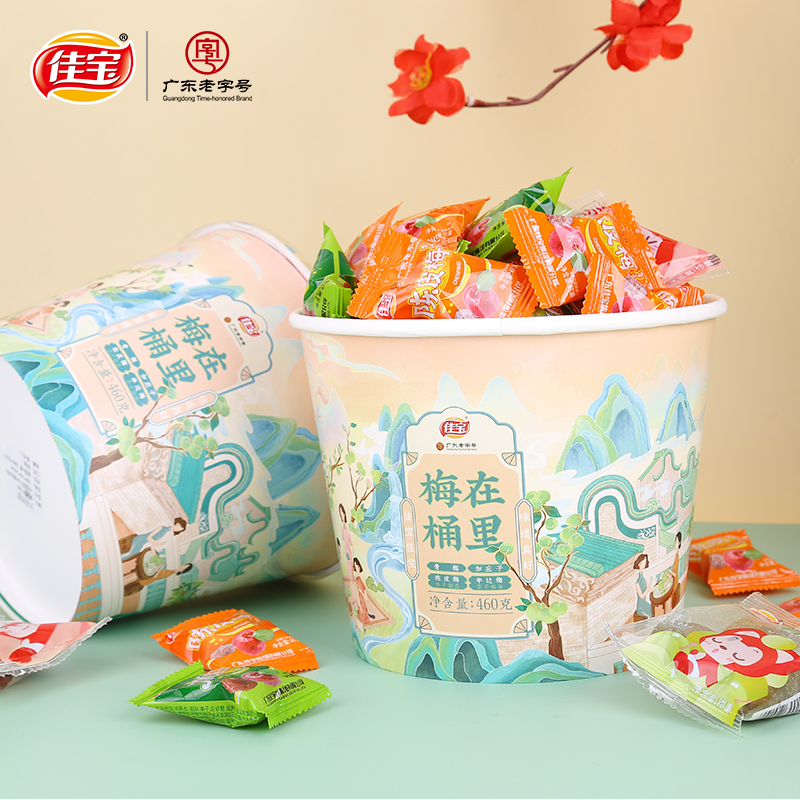 佳宝青梅全家桶460g话梅半边梅陈皮梅加应子蜜饯休闲零食年货礼包