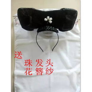 古装道具许仙白素贞观音头饰白蛇传白娘子假发小青法海钵盂头套