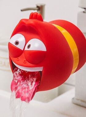 爆笑虫子水龙头防溅水延伸器过滤器儿童卡通卫生间厨房自来水花洒