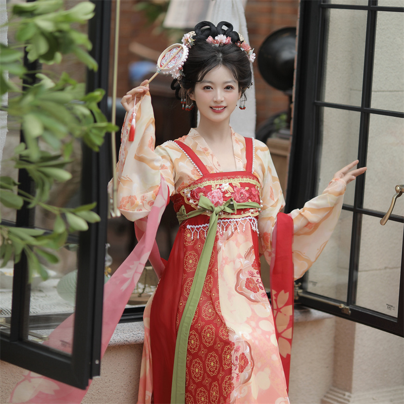 醉欢楼_唐宫夜宴 原创唐制齐胸襦裙汉服女2025新款秋季大袖衫古装