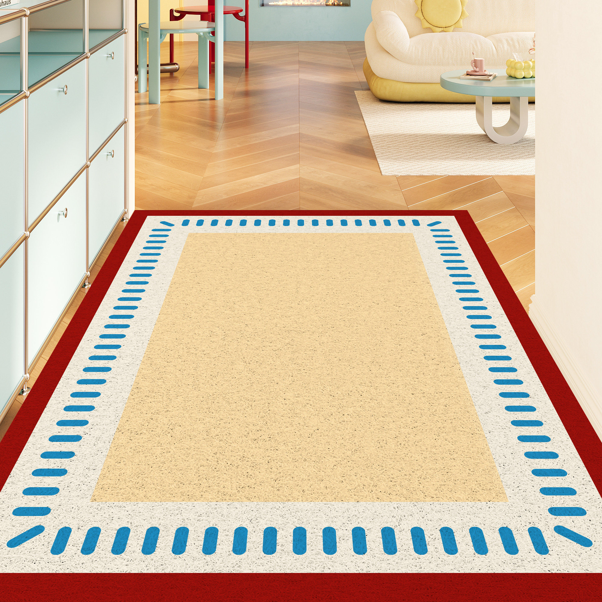 多巴胺入户门地垫丝圈进门门口脚垫防滑门外大门口玄关地毯可裁剪,居家布艺,入户地垫,淘宝优惠券,粉丝福利购,淘宝优惠卷