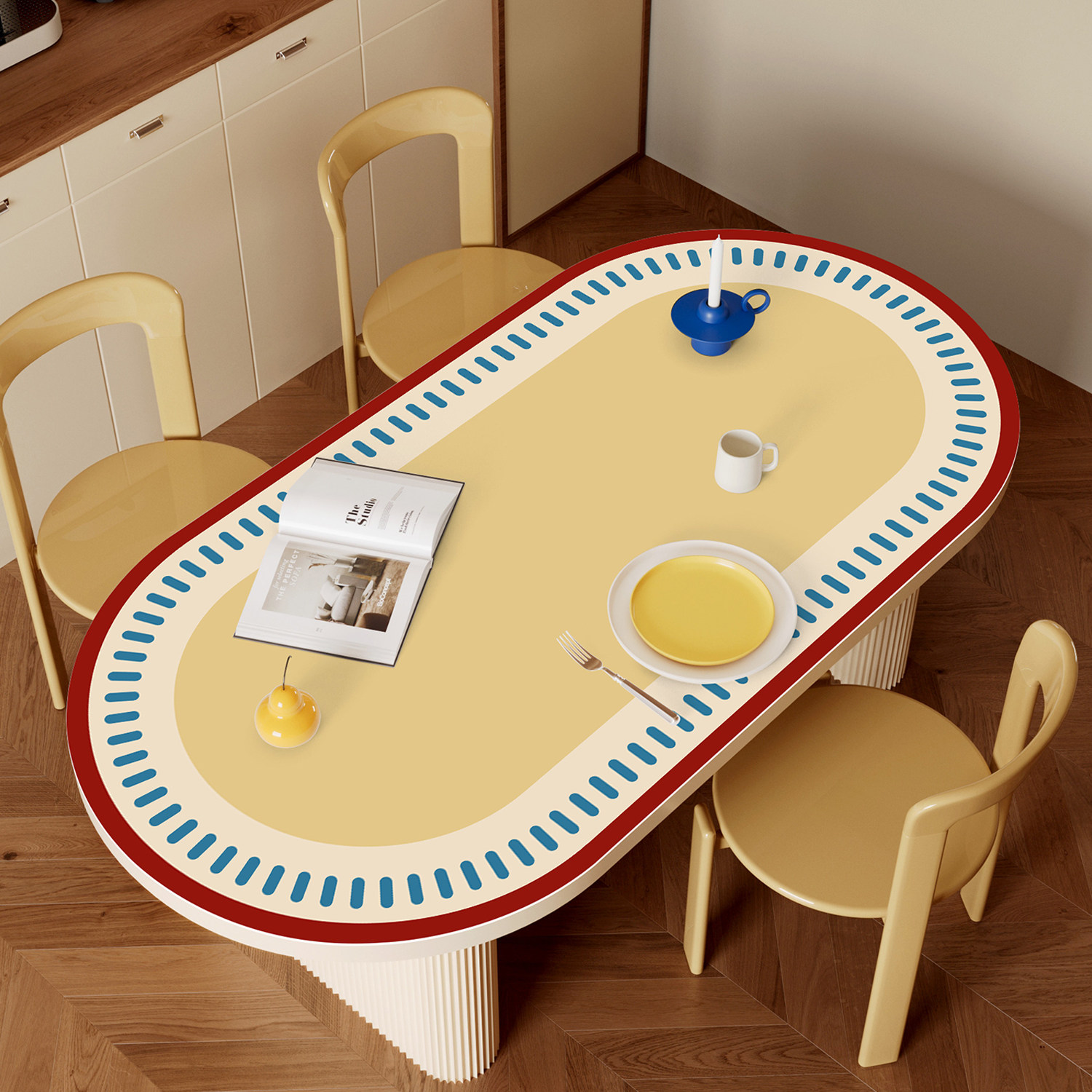 多巴胺椭圆形餐桌垫皮革圆弧桌布防水防油防烫免洗茶几桌面保护垫,居家布艺,桌布,淘宝优惠券,粉丝福利购,淘宝优惠卷