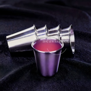 迷你一口杯 Shot杯 鸡尾酒小杯子烈酒杯 不锈钢子弹杯 酒吧百科