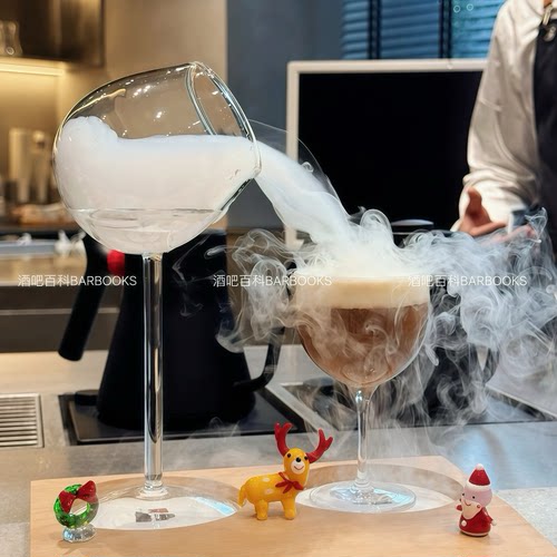 豌豆射手杯烟雾鸡尾酒杯烟熏酒杯