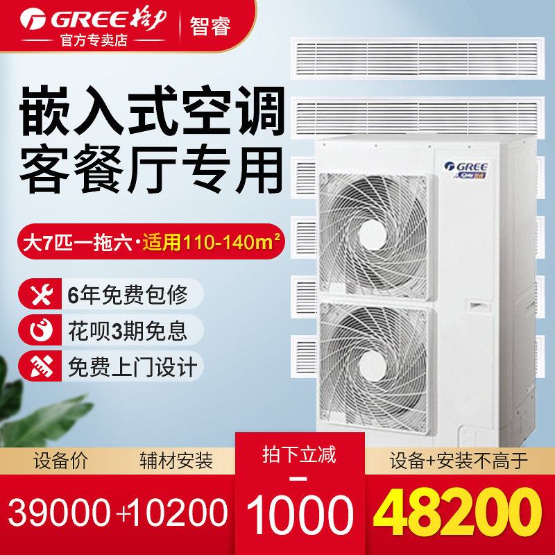 格力(GREE)家用中央空调 智睿大7匹一拖六多联机风管机 节能省电属于什么档次？