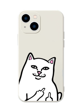 中指猫贱猫联名潮牌亲肤软壳