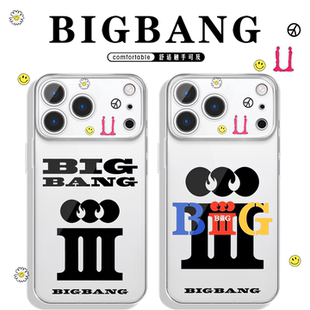 BIGBANG手机壳苹果17promax华为vivo周边iPhone16pro小米15同款OPPO权志龙14演唱会20周年13应援物料专辑适配