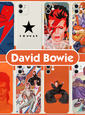 David手机壳DavidBowie苹果13华为mate40大卫鲍伊Bowie摇滚iPhone14promax12丝纹OPPO小米11vivo闪电p40适用x