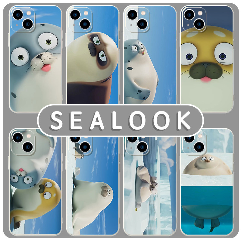 海豹看看iphone14promax12周边oppo小米11vivo可爱p40适用30动画x动漫