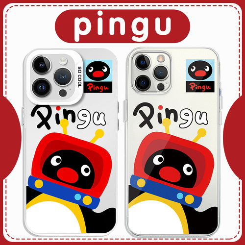 企鹅pingu小企鹅高透软壳