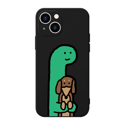 lingorm同款汉堡腊肠狗高透软壳