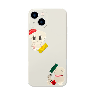 金冬天同款winter手机壳苹果16pro华为pura70金玟庭iPhone15Promax小米14奈良美智vivo哈姆太郎OPPO兔子x适用