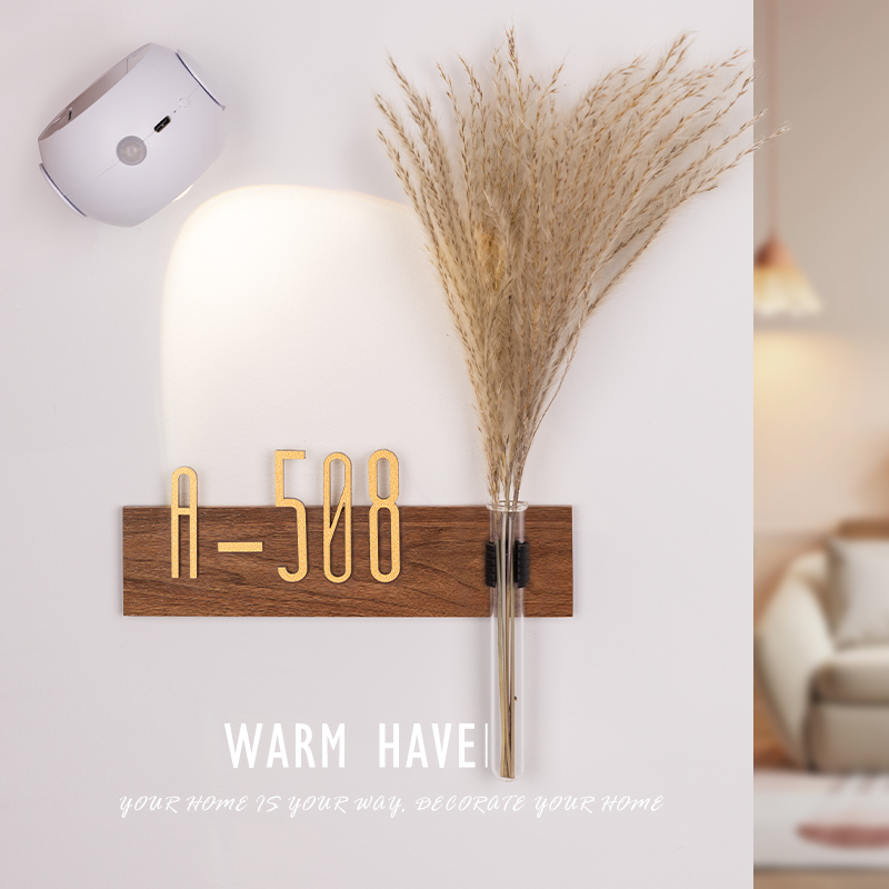 门牌号高级感家用入户门装饰房号