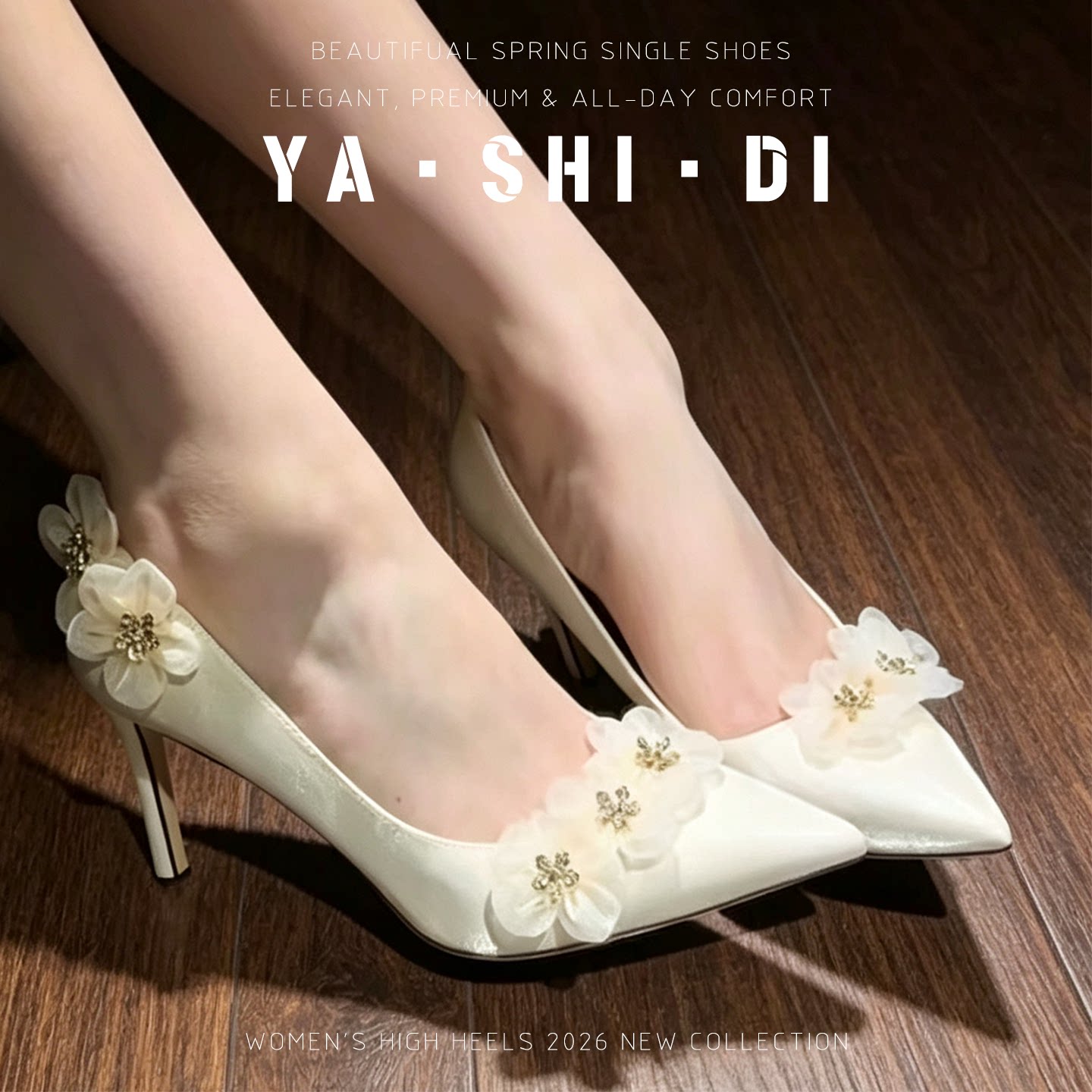 羊皮新娘订婚秀禾婚纱婚鞋高跟鞋