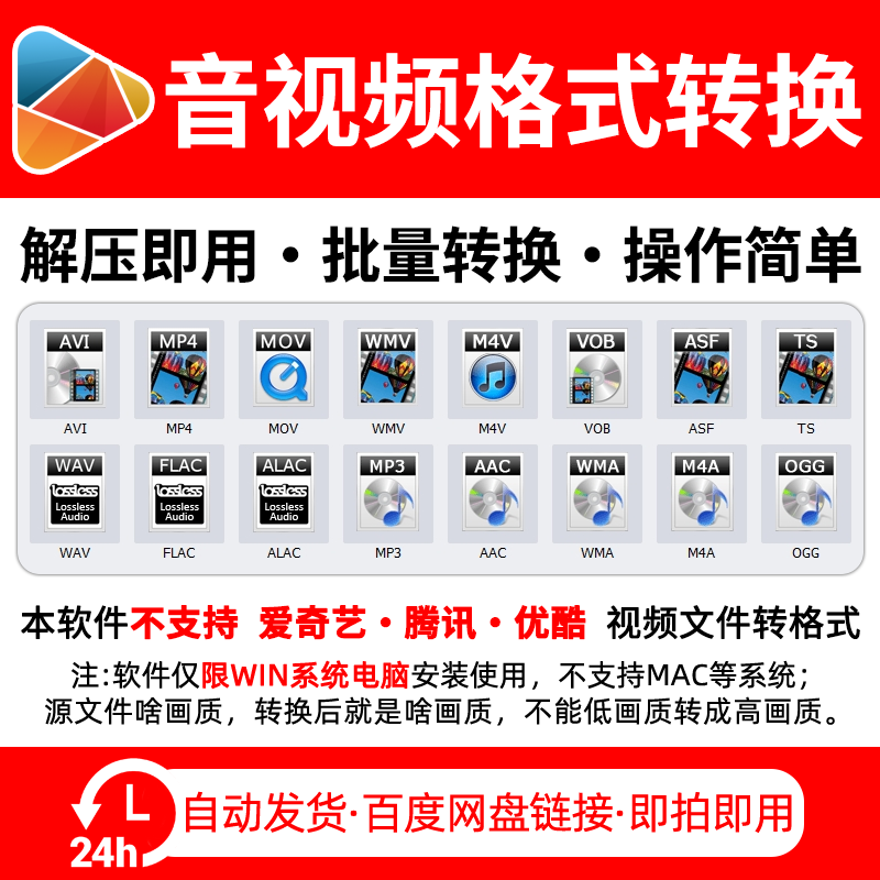 WIN系统软件-视频音频格式转换软件MOV转MP4音乐OGG转MP3转换器 - 实物图
