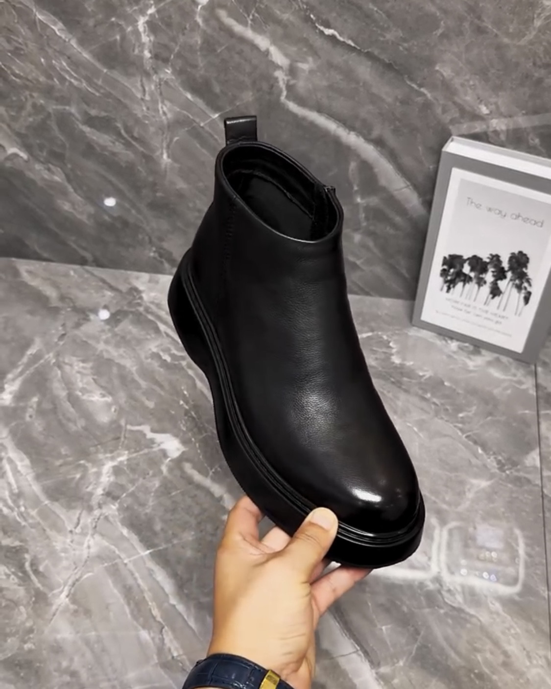 广州新品潮流时尚切尔西侧拉链头层牛皮休闲商务高帮男鞋028-1003,流行男鞋,休闲皮鞋,淘宝优惠券,粉丝福利购,淘宝优惠卷