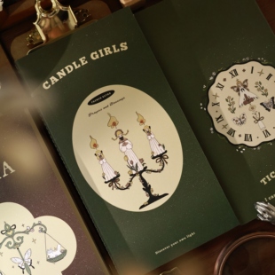 壹洱文创第15期【彩色糖果TN】手账本子空白特种纸混合硫酸纸特殊