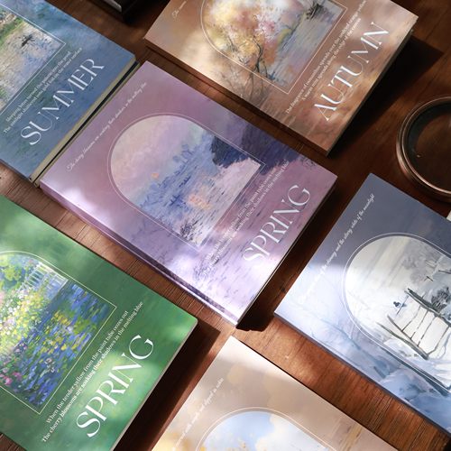 杂志风排版手账本框框