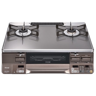 日本代购LAKUCIEPrime林内燃气灶台式双灶煤气灶家用自动熄火保护