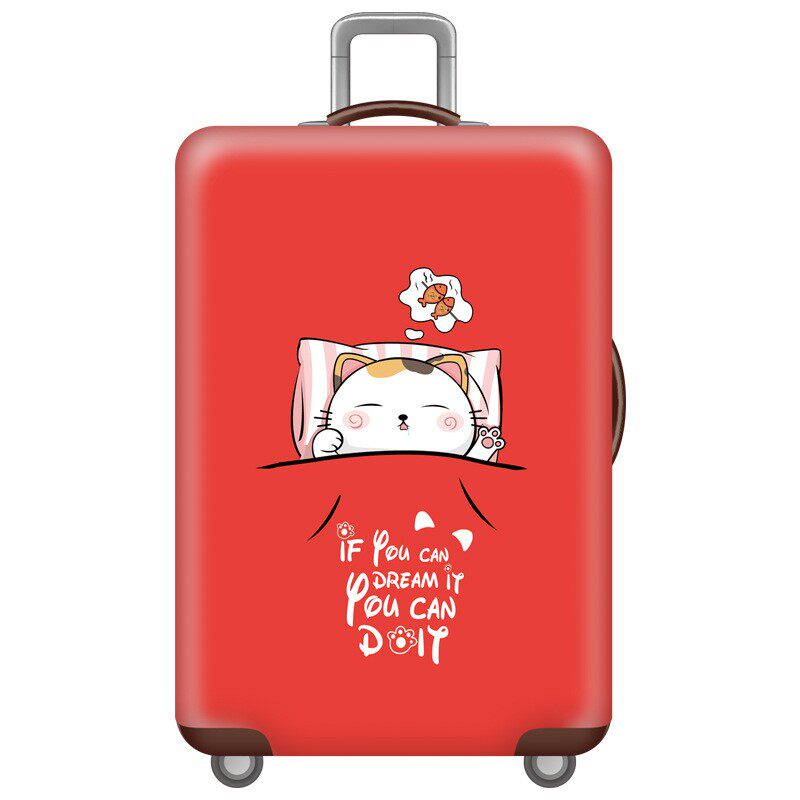 小懒猫弹力箱套拉杆箱旅行旅游登机行李皮箱保护罩防尘袋子耐磨