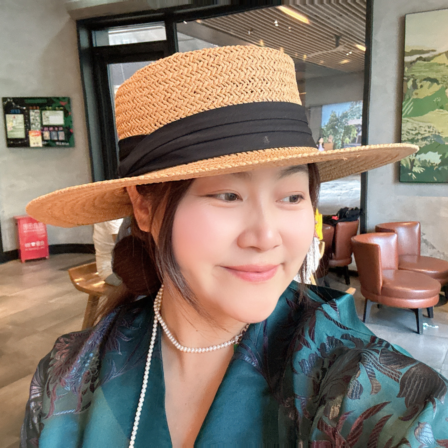 帽子女夏季蝴蝶结草帽韩国东大门代购韩版平顶时尚休闲英伦风礼帽
