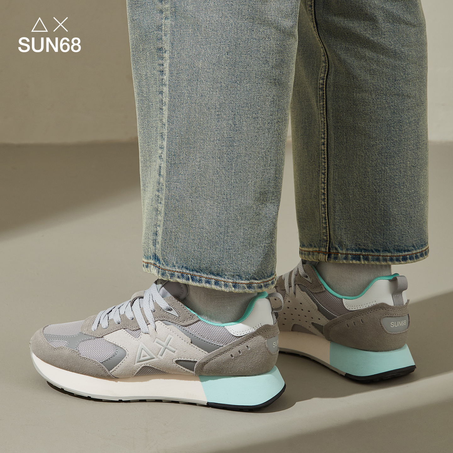 SUN68经典缓震透气小众休闲男鞋