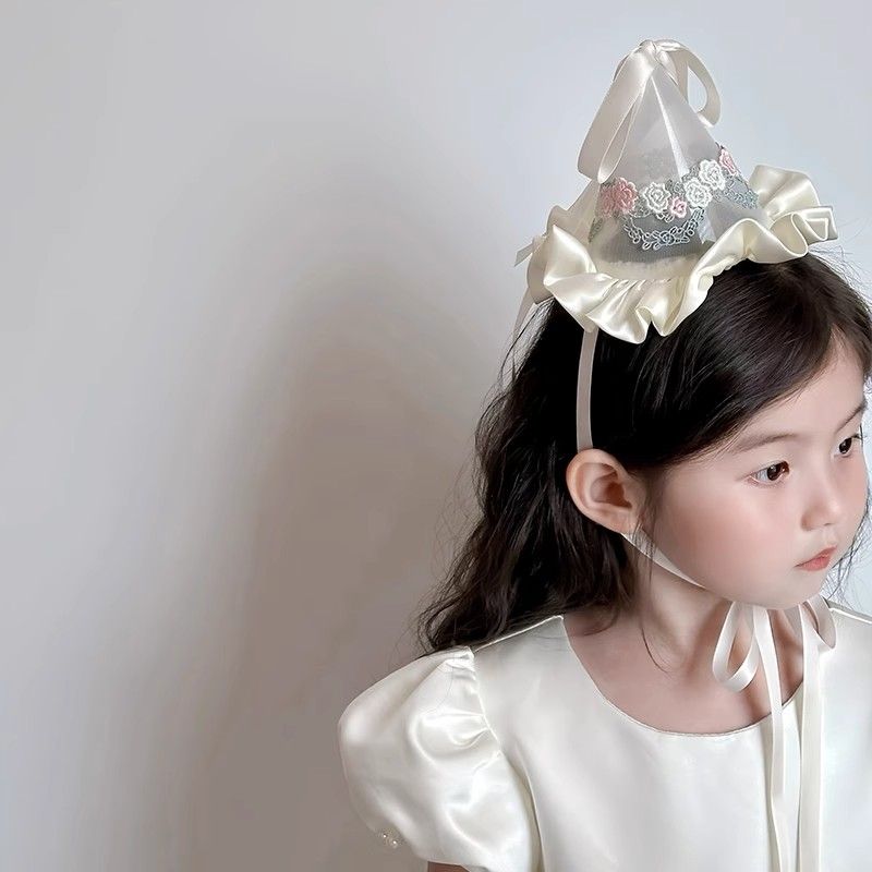 儿童少女可爱生日帽发夹