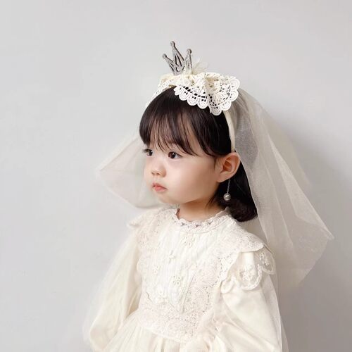 儿童洛丽塔复古蕾丝发箍