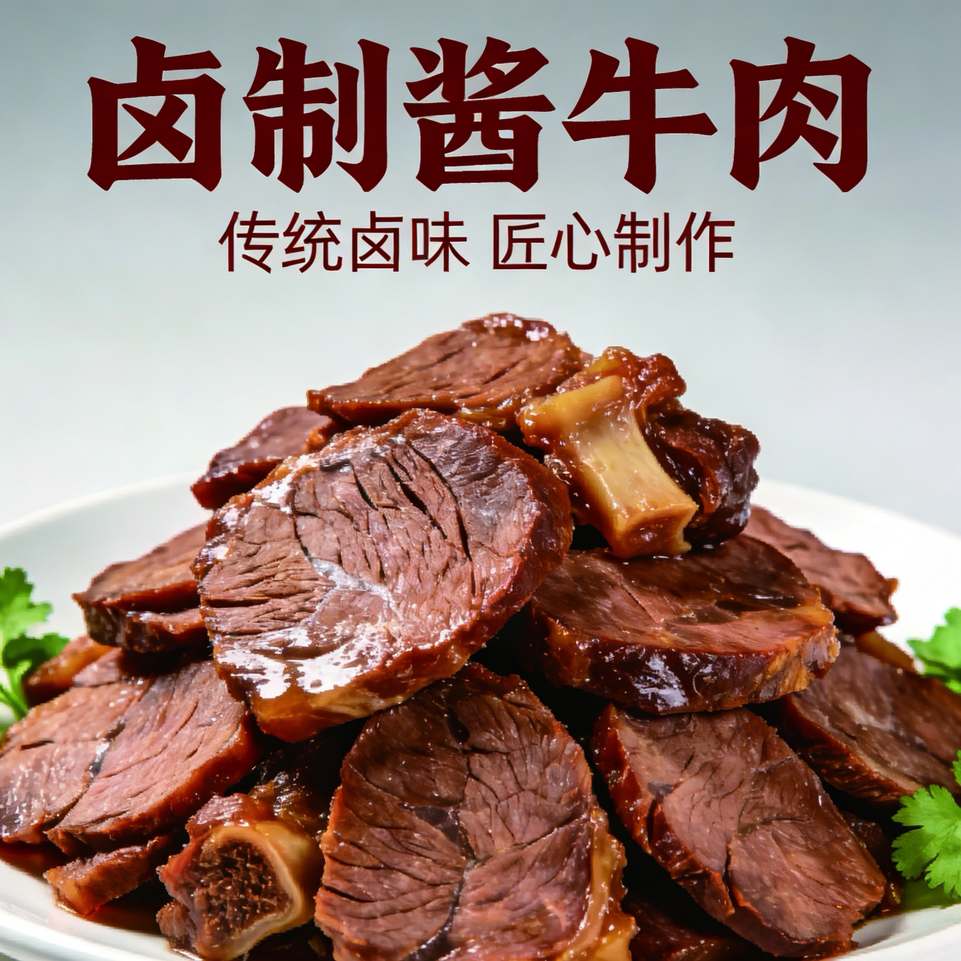 内蒙古酱牛肉即食真空卤牛腱子肉生鲜新鲜袋装五香健身