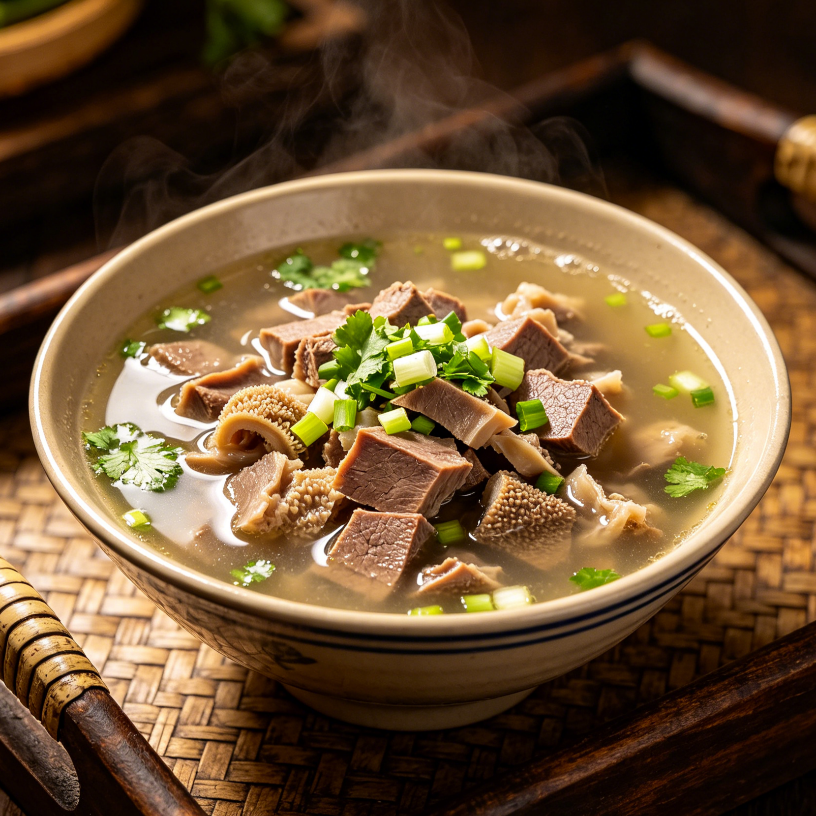 内蒙古羊杂汤正宗羊肉汤特产熟食袋装即食真空零食羊杂碎新鲜