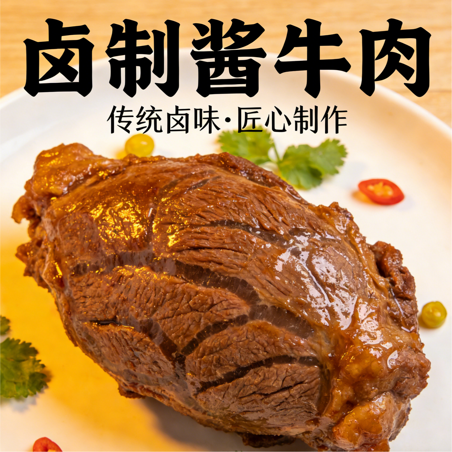 内蒙古酱牛肉卤非牛肉腱特产零食休闲即食真空下酒代餐健身高蛋白