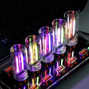 双色玻璃瓶小夜灯氛围感usb触控led灯插电车载智能触摸RX9001SS