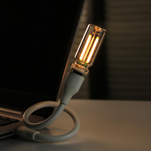 透明玻璃瓶触摸式 饰灯 可调光USB床头起夜小夜灯LED氛围应急车载装