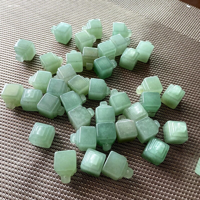 新疆白玉东陵玉印章DIY吊坠挂件配饰半成品