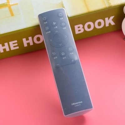 海信电视遥控套CRF3A71 5A60保护套硅胶防摔防水新版遥控器壳透明