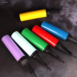 气球打气筒 充气筒 气球充气工具 手推充气泵 手动打气泵 吹气管