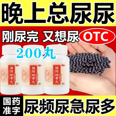 【同仁堂】桂附地黄丸360丸*1瓶/盒(每100丸重20g)