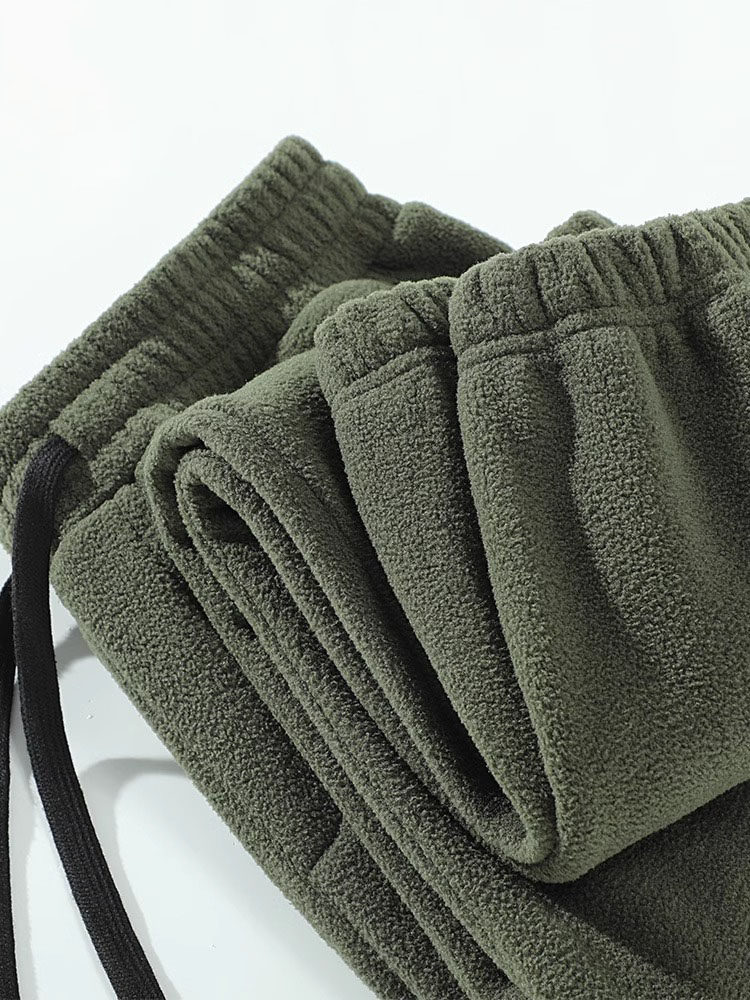 CLARALEE加绒裤子男士冬季加厚摇粒绒抓绒裤双面绒保暖运动卫裤