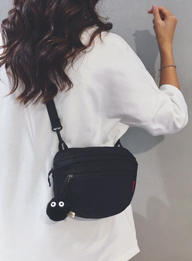 法国GBP 韩版超火帆布包女2025新款休闲通勤贝壳包休闲百搭斜挎包