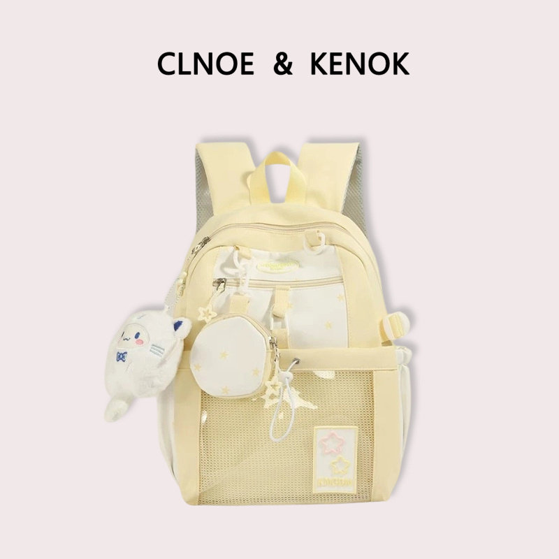 Clnoe Kenok小学生一到三年级书包女2026新款轻便减负儿童双肩包