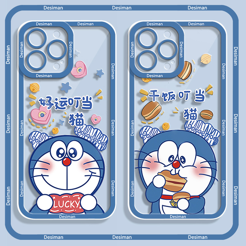 镜头全包多啦a梦卡通可爱蓝胖子