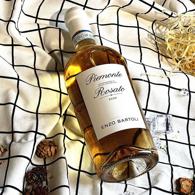 意大利 enzo bartoli 葡萄酒 rosato piemonte doc原瓶进口750ml