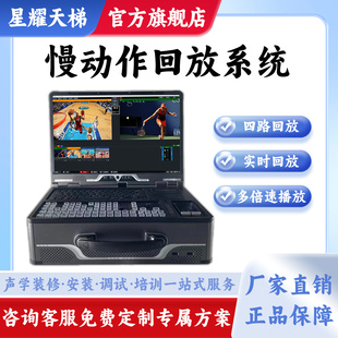 慢动作回放设备支持四路回放多倍速播放赛车赛马篮球足球即时回放