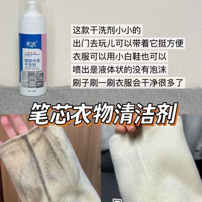 笔芯顽固污渍干洗剂羽绒服清洗剂强力清洁去油渍污渍多功能多用途