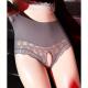 可插 开裆方便包臀透明约会女人床上三角裤 惟尼诗女生开洞内裤 大码