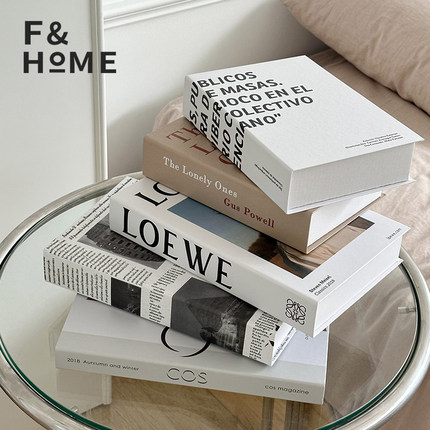 创意杂志书假书仿真书装饰品摆件客厅书本桌面装饰书拍照道具摆设