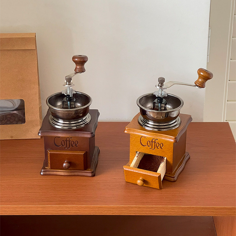 覆古咖啡机玄关柜子桌面摆件中古餐柜客厅装饰品拍照道具礼物,家居饰品,装饰摆件,淘宝优惠券,粉丝福利购,淘宝优惠卷