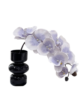 蝴蝶兰仿真花高品质手感假花插花样板间客厅花瓶装饰摆件